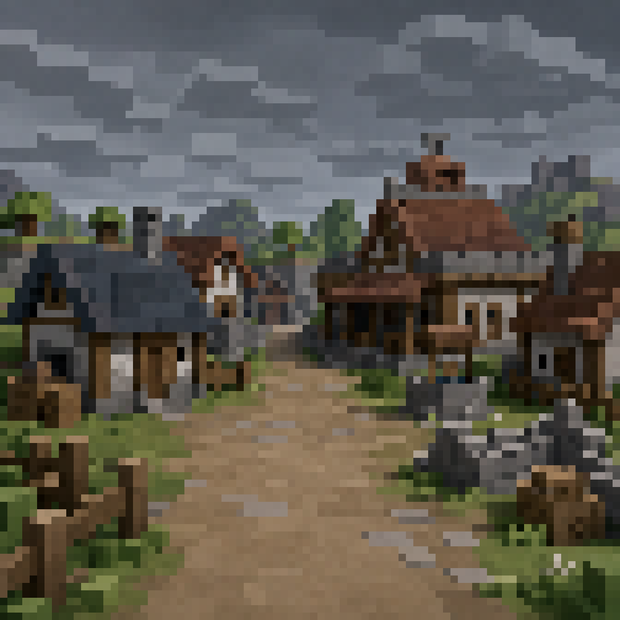 The village of Aldenshire in Alden Idle