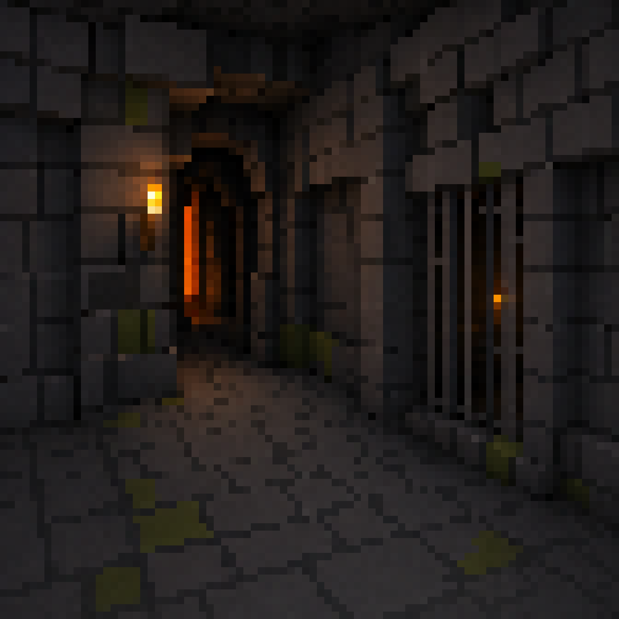 A dungeon full of monsters in Alden Idle